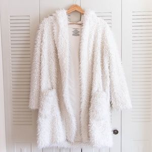 White Teddy Bear Jacket